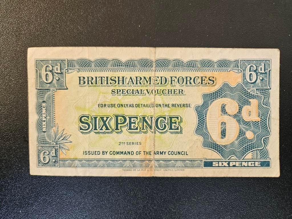 Engeland BAF pick M17a 1948, Ophalen of Verzenden, Overige landen, Los biljet