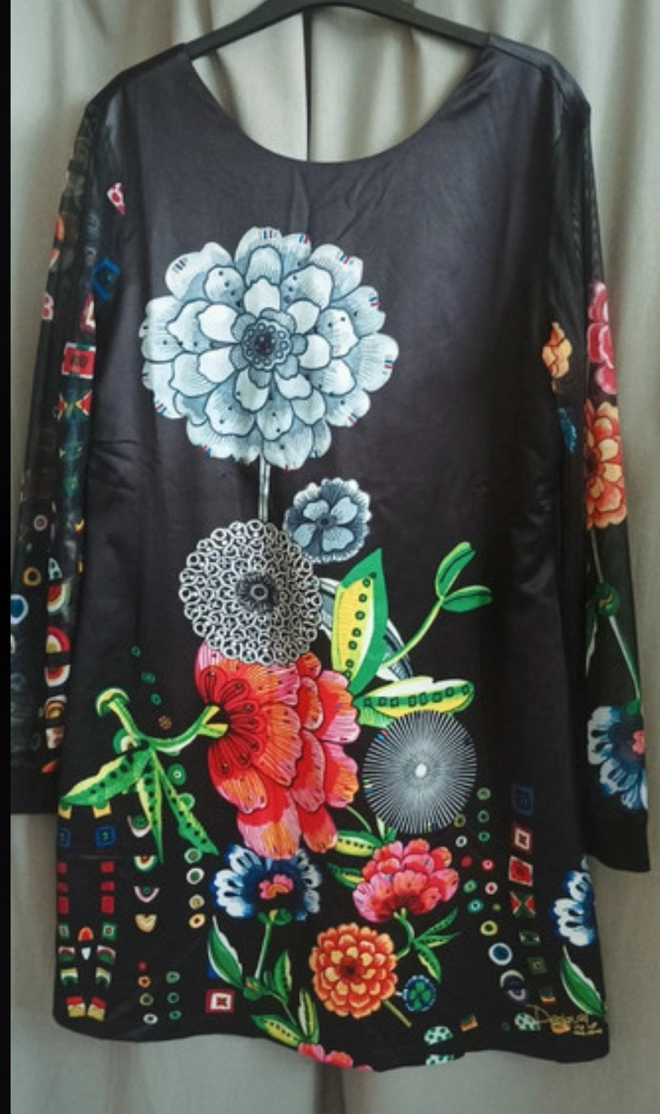 Desigual jurk zo goed als nieuw maat 44, Zwart, Maat 42/44 (L), Ophalen of Verzenden, Zo goed als nieuw