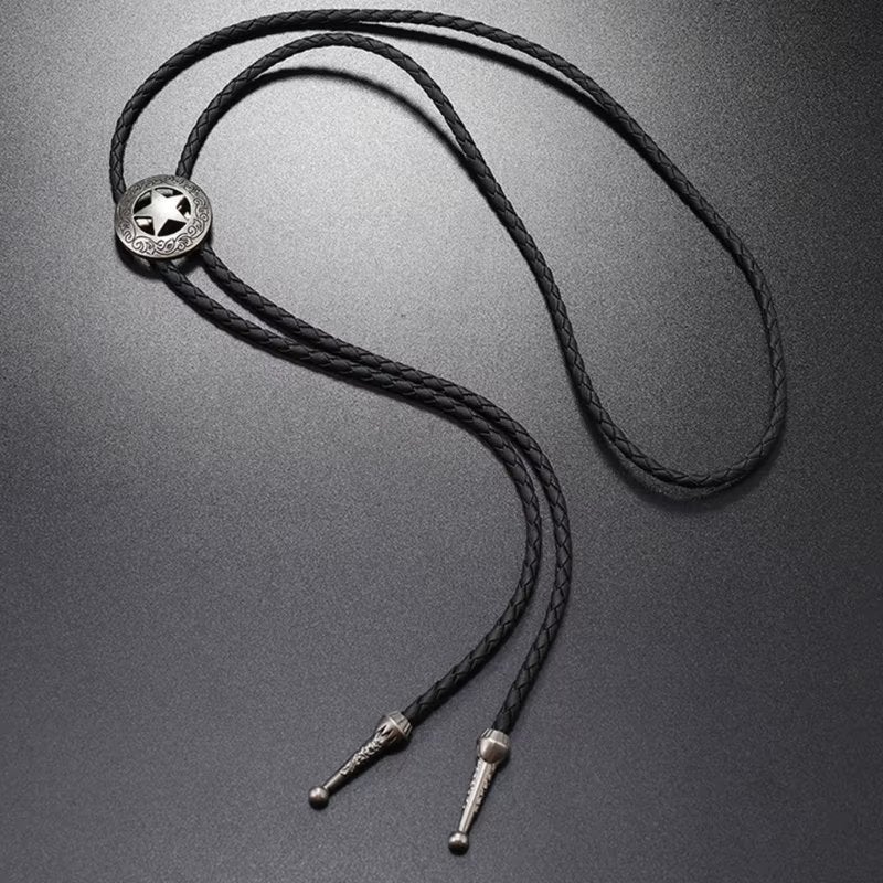 Western bolo stropdas met sheriff ster, Verzenden, Nieuw, Overige kleuren