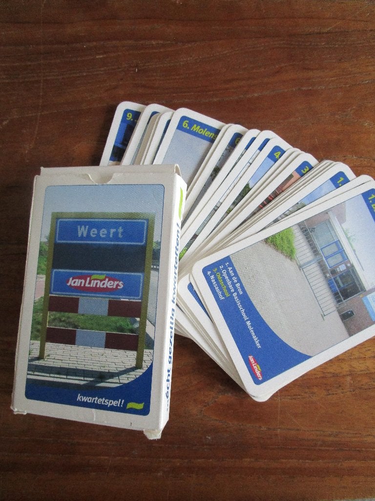 Jan Linders in Weert! Kwartetspel, Verzamelen, Albert Heijn, Verzenden