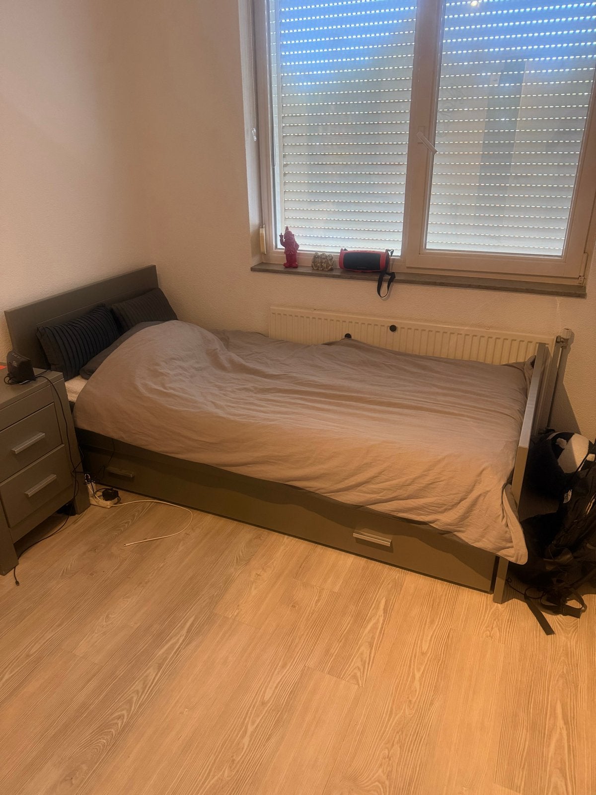 Eenpersoonsbed met opbergruimte, zonder nachtkastje, Ophalen, Gebruikt, 90 cm, Eenpersoons