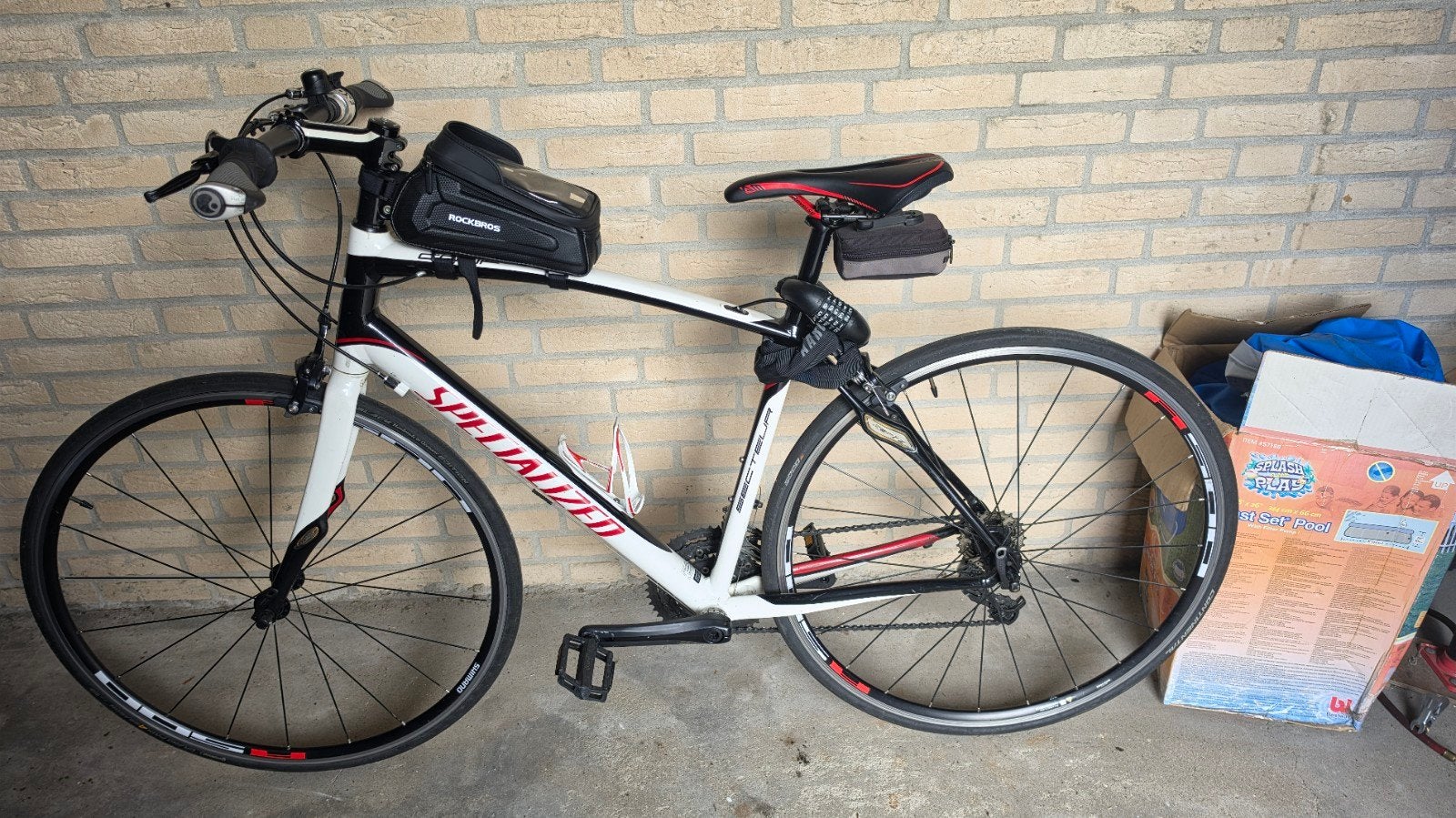 Specialized Secteur racefiets - Zwart/Wit/Rood, Fietsen en Brommers, 28 inch, Gebruikt, Aluminium, Meer dan 20 versnellingen