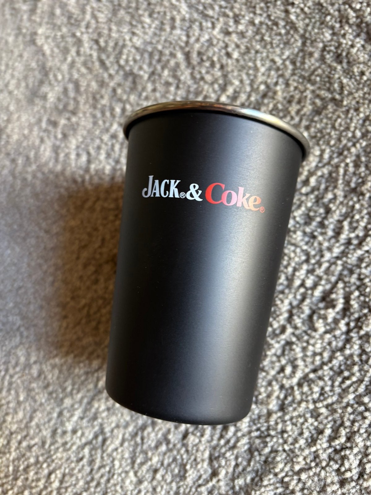 Jack Daniels & Coca-Cola rvs drinkbeker (Duitsland), Ophalen of Verzenden, Nieuw, Gebruiksvoorwerp