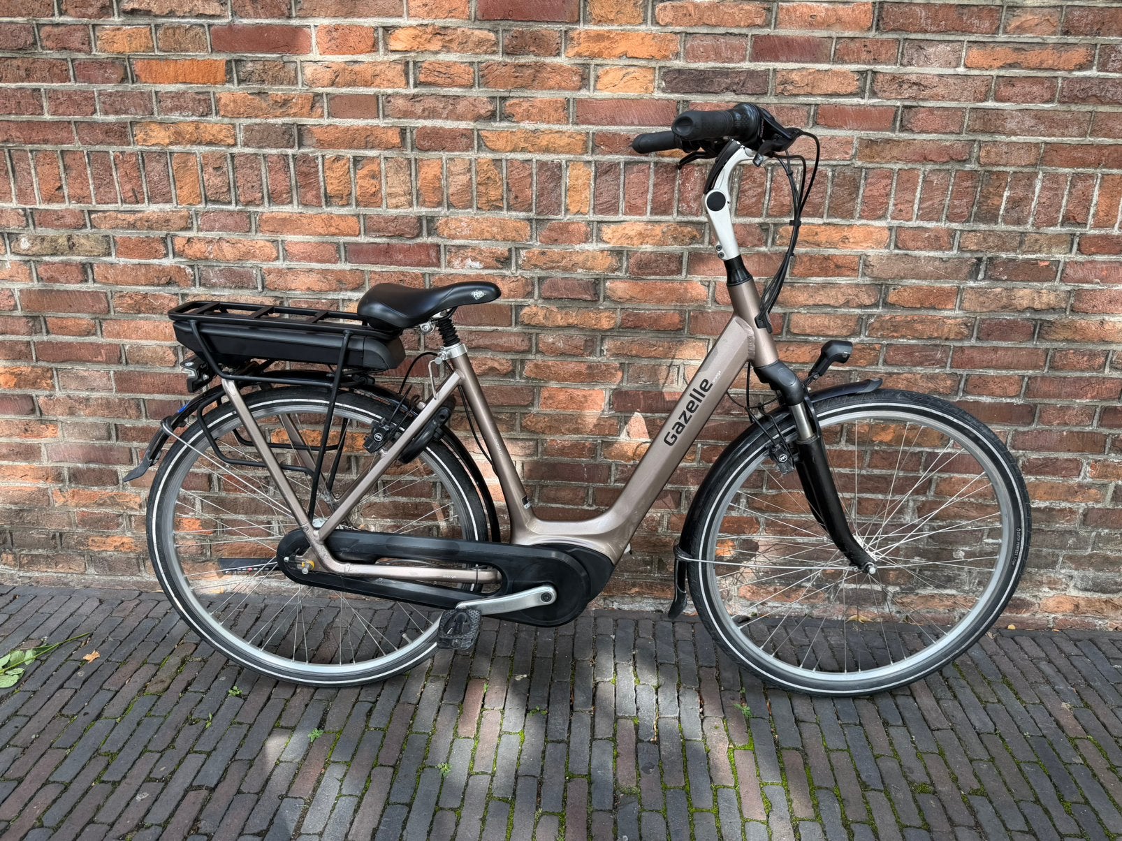 Gazelle orange c7+ elektrische dames fiets 53cm 500w, 53 tot 56 cm, Versnellingen, Ophalen of Verzenden, Zo goed als nieuw