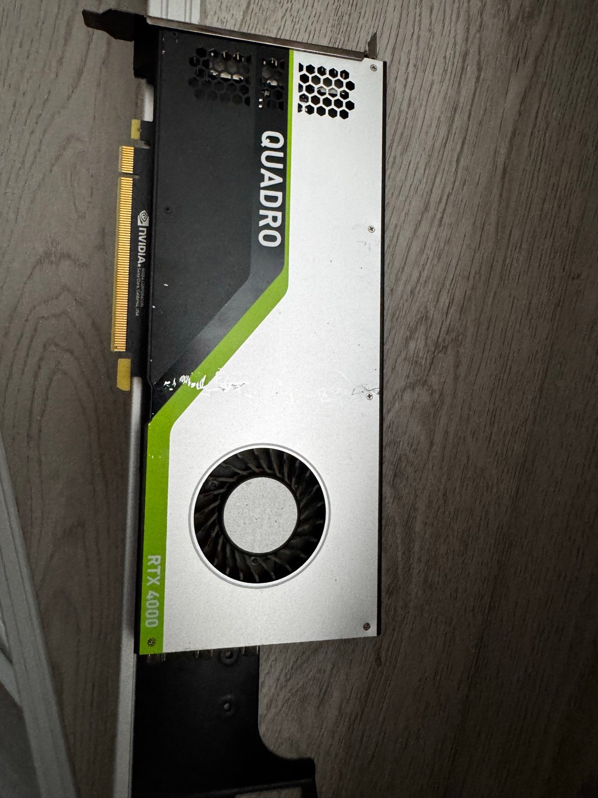 NVIDIA Quadro RTX 4000 Grafische Kaart, Computers en Software, Videokaarten, PCI-Express 3, Gebruikt, DisplayPort, GDDR6