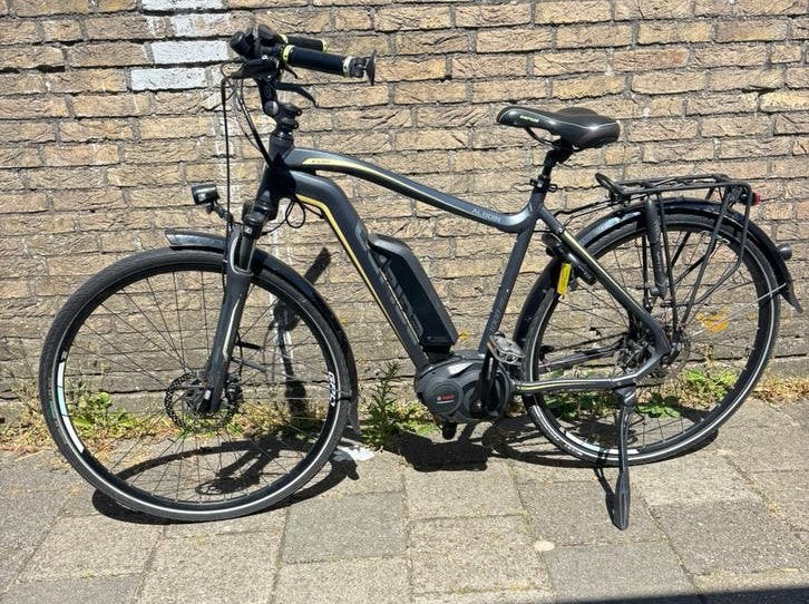 Electrisch fiets Gepida Alboin1000 Bosch Performanceline 10V, 28 inch, Gebruikt, Vering, 10 tot 15 versnellingen