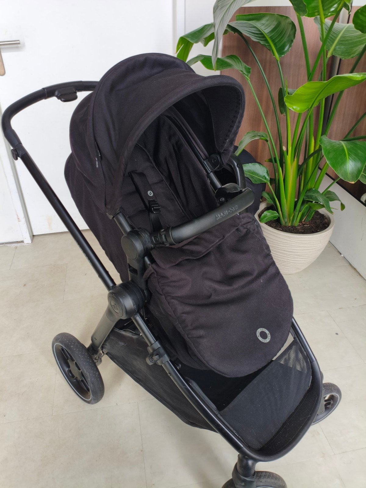 Maxi-Cosi kinderwagen/ autostoel/ inclusief parasol en voe, Zo goed als nieuw, Luchtbanden, Maxi-Cosi, Ophalen