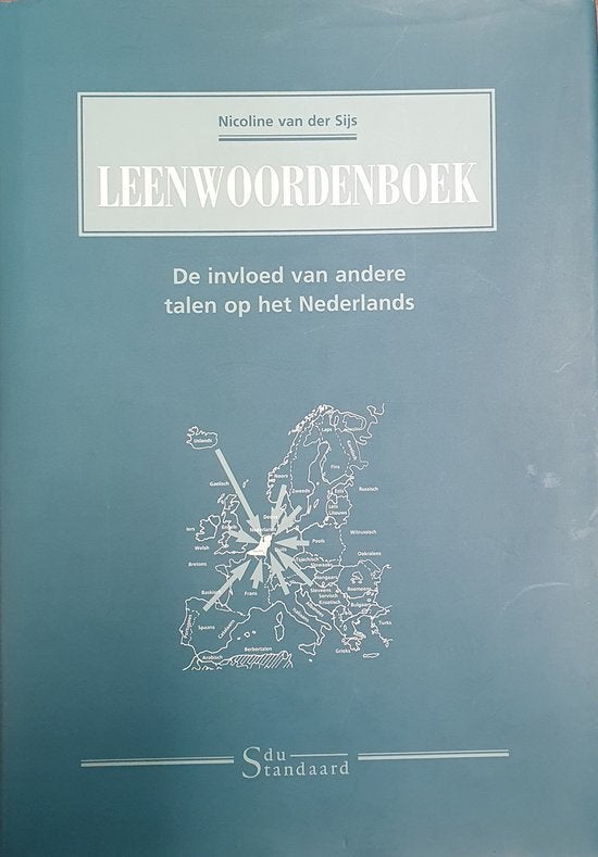 Leenwoordenboek Nicoline van der Sijs   900 bladzijden, Boeken, Verzenden, Zo goed als nieuw, Prisma of Spectrum, Engels