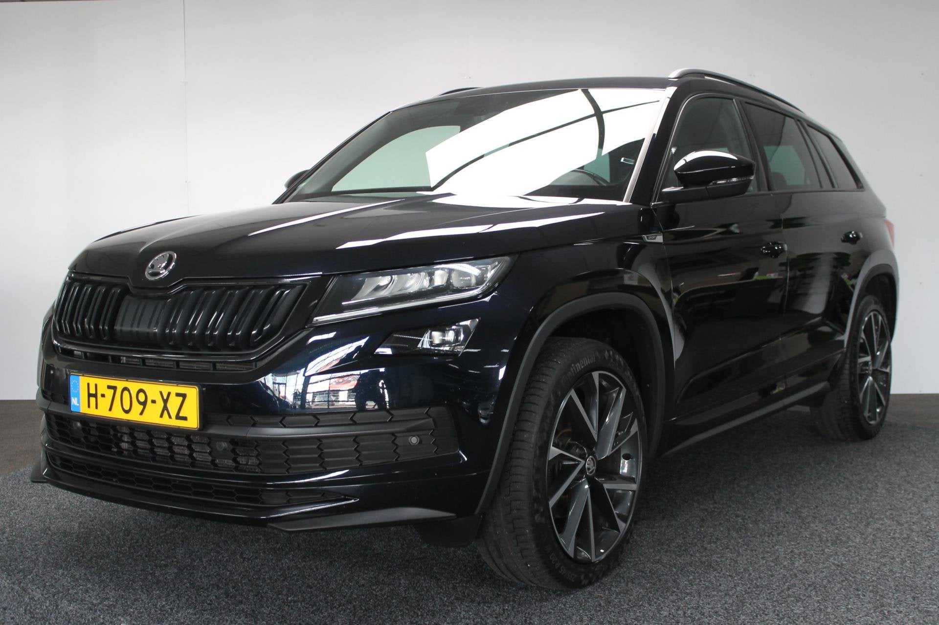 Skoda Kodiaq 1.5 TSI Sportline Business|Rijklaar prijs|Elek., Auto's, 4 cilinders, 1481 kg, Zwart, Bedrijf