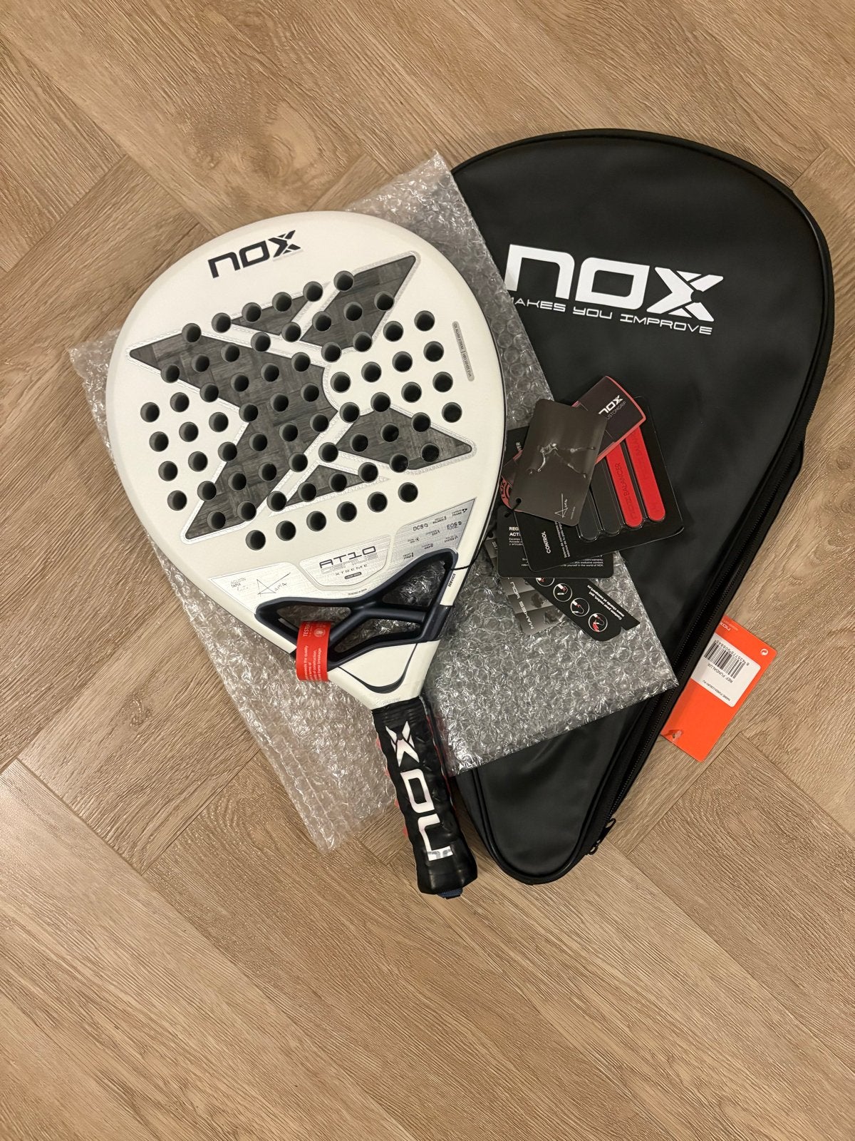 Nox AT10 Genius 12k Lite  - Geseald, Sport en Fitness, Ophalen of Verzenden, Nieuw, Padelracket