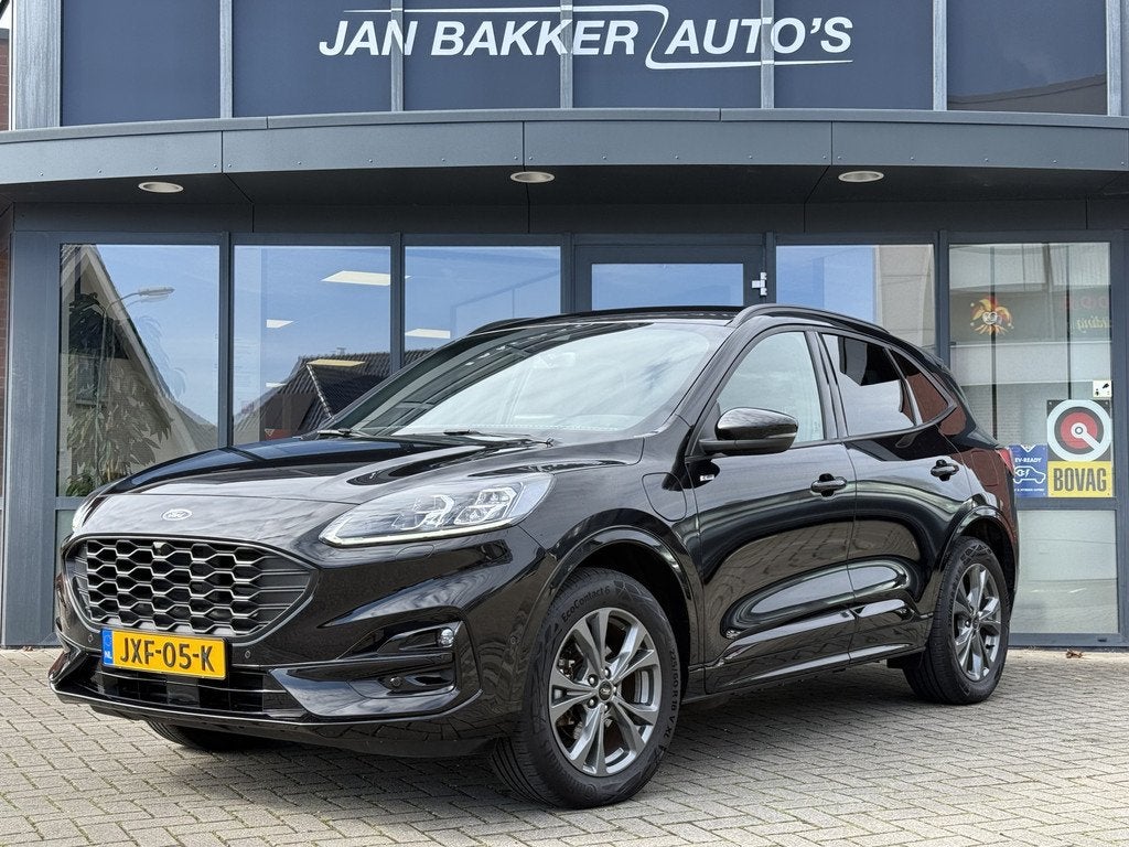 Ford Kuga 2.5 PHEV ST-Line X  Alcantara-Leer  Driver A, 14 kWh, Gebruikt, 4 cilinders, Zwart