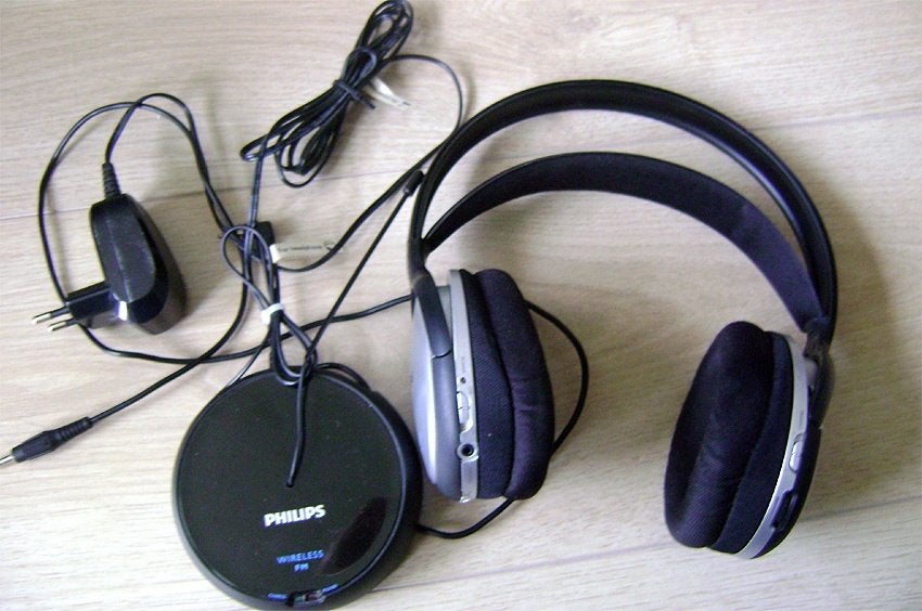 phillips koptelefoon headset draadloos wireless TV PC, Ophalen of Verzenden, Zo goed als nieuw, Draadloos, Phillips