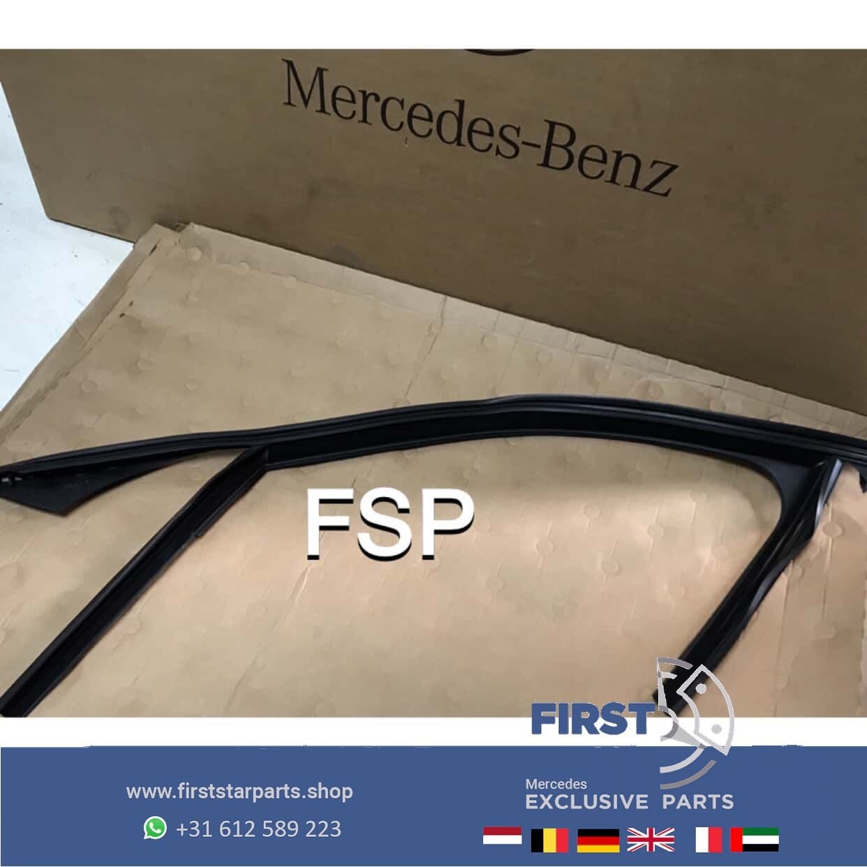 W205 Deurrubber Portierrubber Mercedes C Klasse Portier Deur, Auto-onderdelen, Gebruikt, -, Ophalen of Verzenden, -