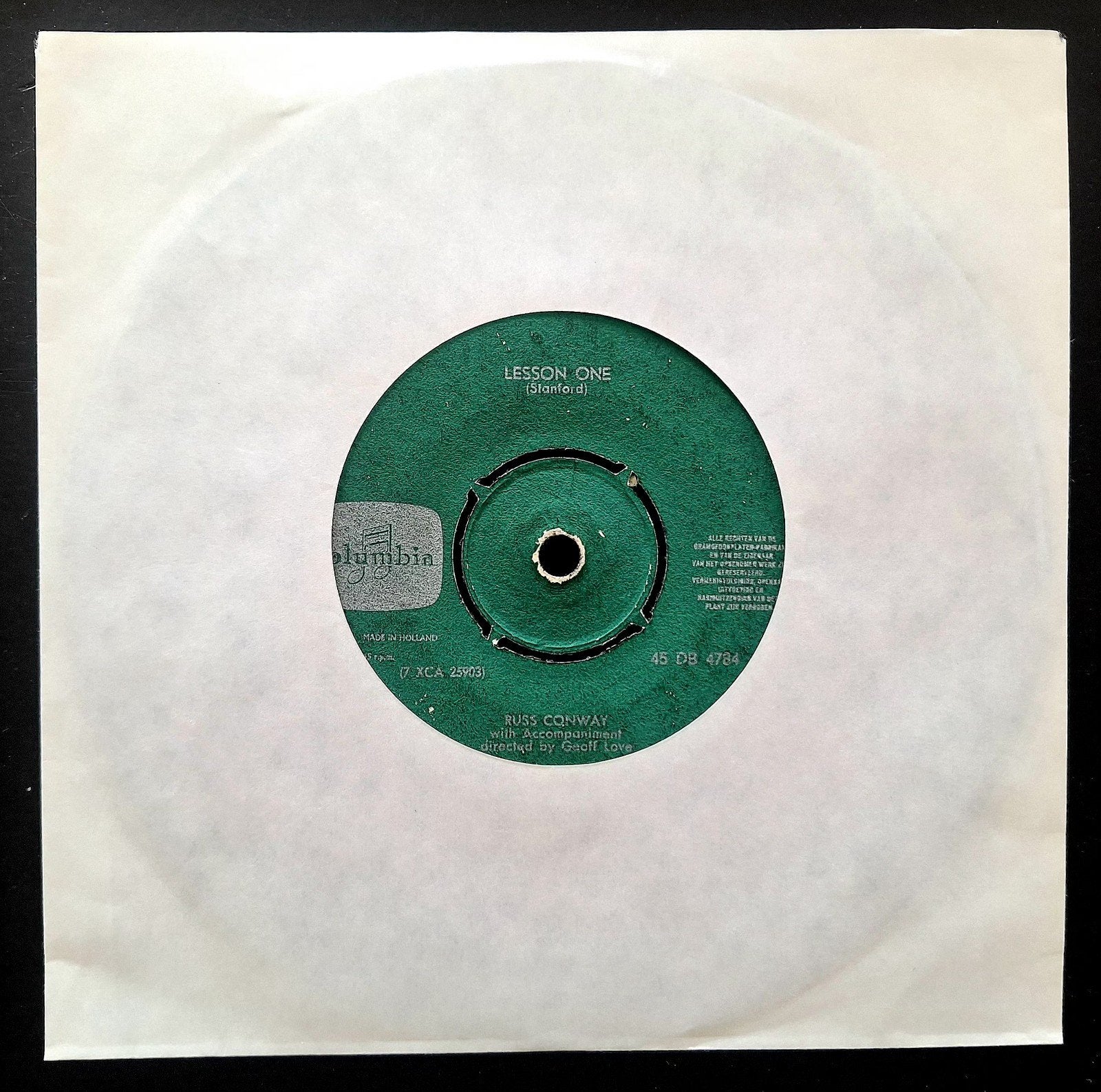 7"/SINGLE  RUSS CONWAY - Lesson One, Cd's en Dvd's, Vinyl Singles, Ophalen of Verzenden, Gebruikt, Pop