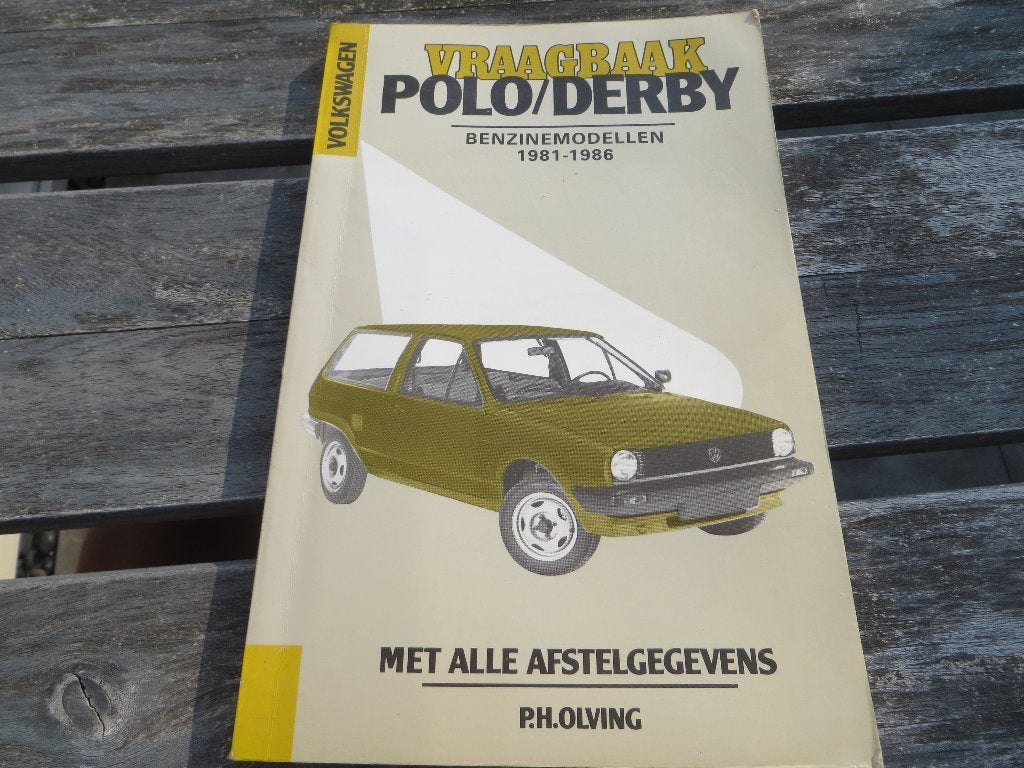 Vraagbaak Volkswagen Polo +coupe, Volkswagen Derby 1981-1986, Auto diversen, Ophalen of Verzenden