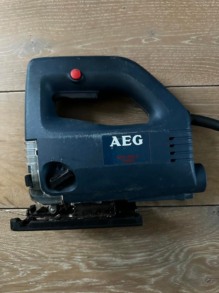 AEG STEP 600 X decoupeerzaag, Doe-het-zelf en Verbouw, Gebruikt, Decoupeerzaag, Ophalen of Verzenden, 30 tot 70 mm