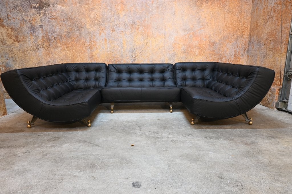 Refurbished Montis Quintus design chaise longues/ hoekbank