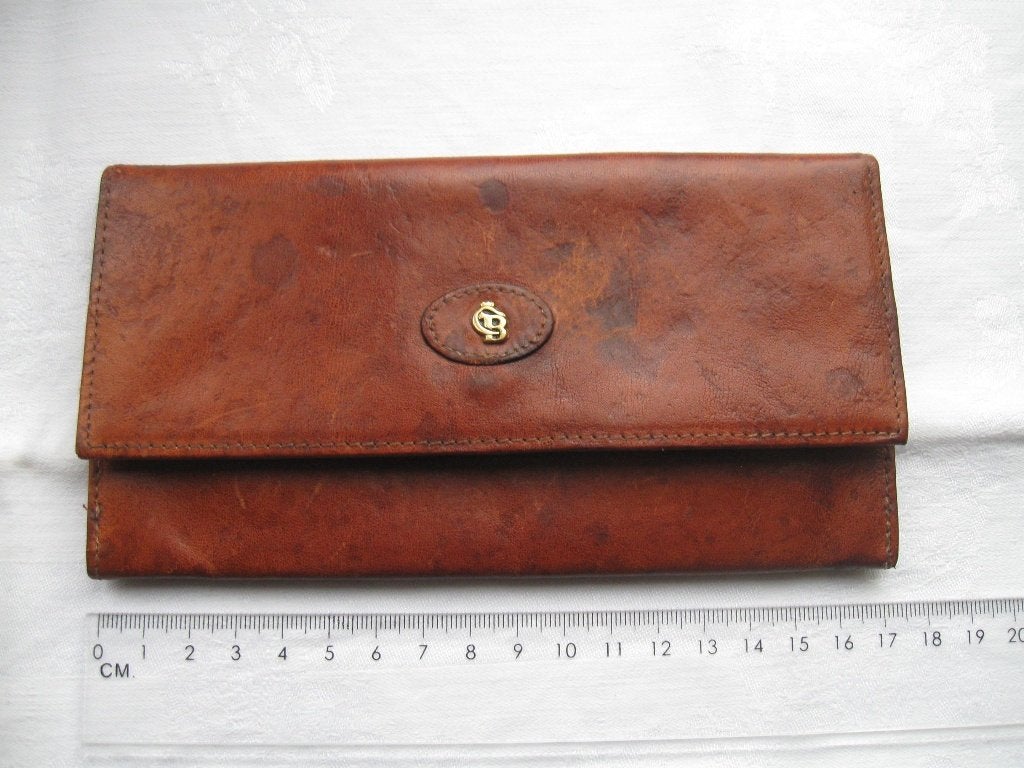 CASTELIJN & BEERENS bruin documenten pasjes portefeuille, Sieraden, Tassen en Uiterlijk, Portemonnees, Ophalen of Verzenden, Gebruikt