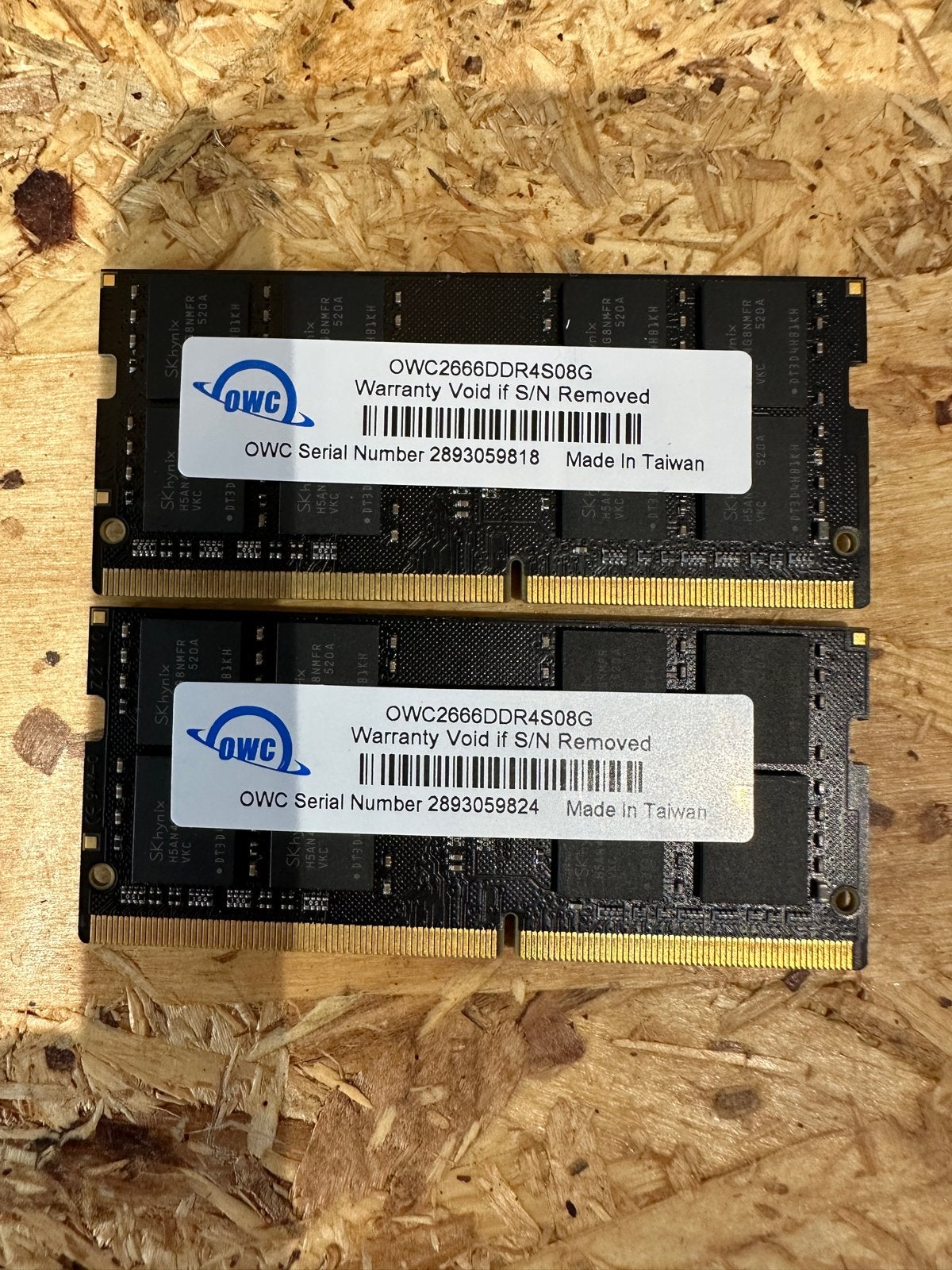 OWC 2x4GB DDR4 2666MHz RAM Geheugen voor Laptop/Desktop, DDR4, 8 GB, Ophalen of Verzenden, Zo goed als nieuw