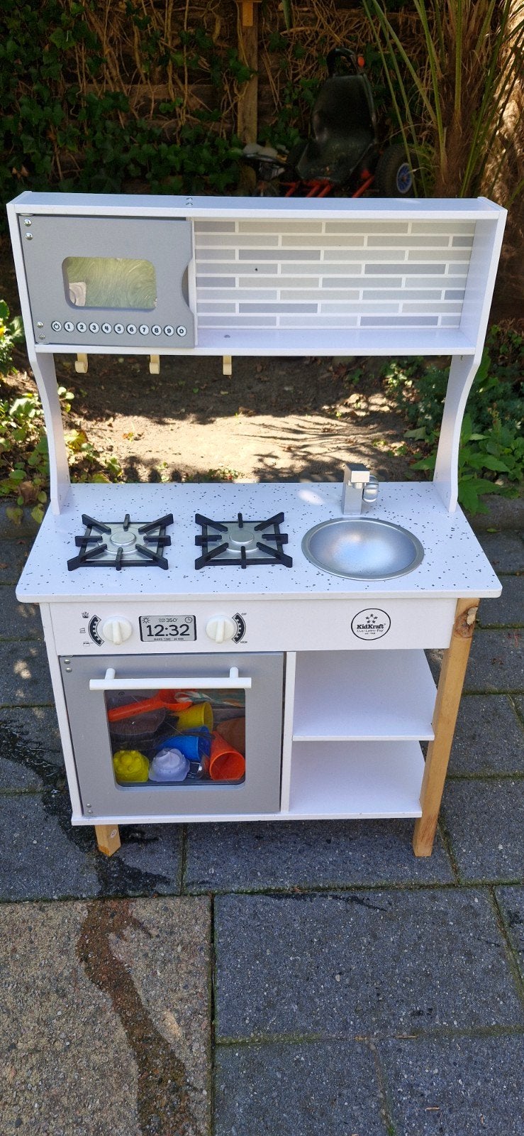 Houten speelkeuken met accessoires - KidKraft, Kinderen en Baby's, Speelgoed | Speelkeukens, Ophalen