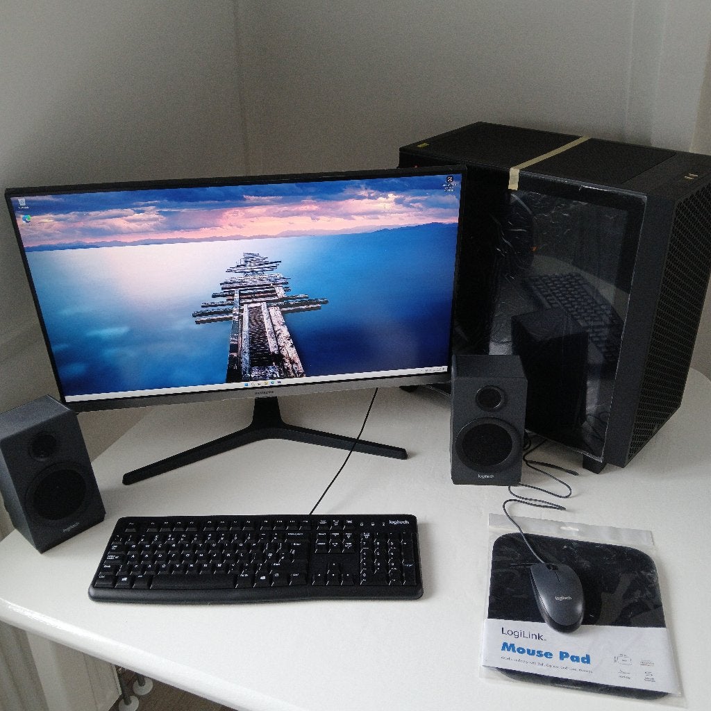 3000D, B450M-K, 4600G, 16GB, 1TB, 28" 4K, WiFi, Z333, MK120, Computers en Software, Overige merken, Met monitor, Nieuw, SSD