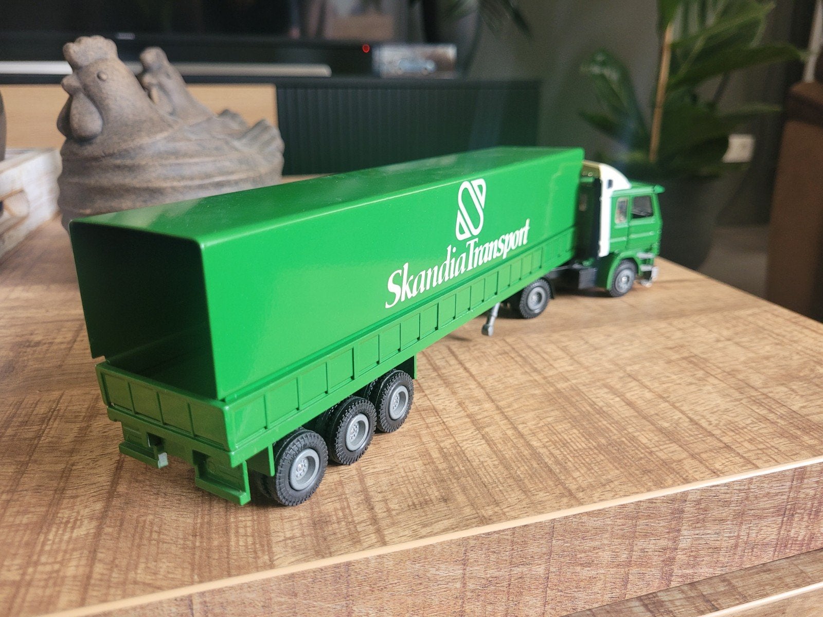 Scania oplegger  skandia transport, Tekno, Zo goed als nieuw, Tekno, Bus of Vrachtwagen