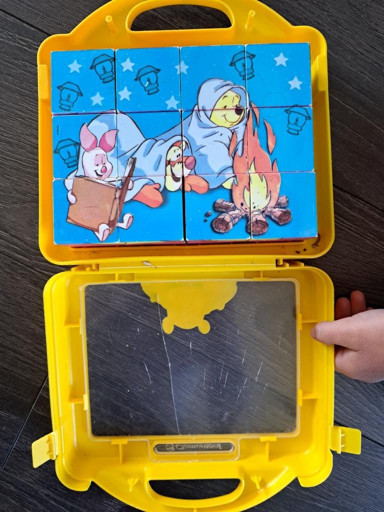Kubus puzzel winnie the pooh, Ophalen of Verzenden, Gebruikt, Overige typen