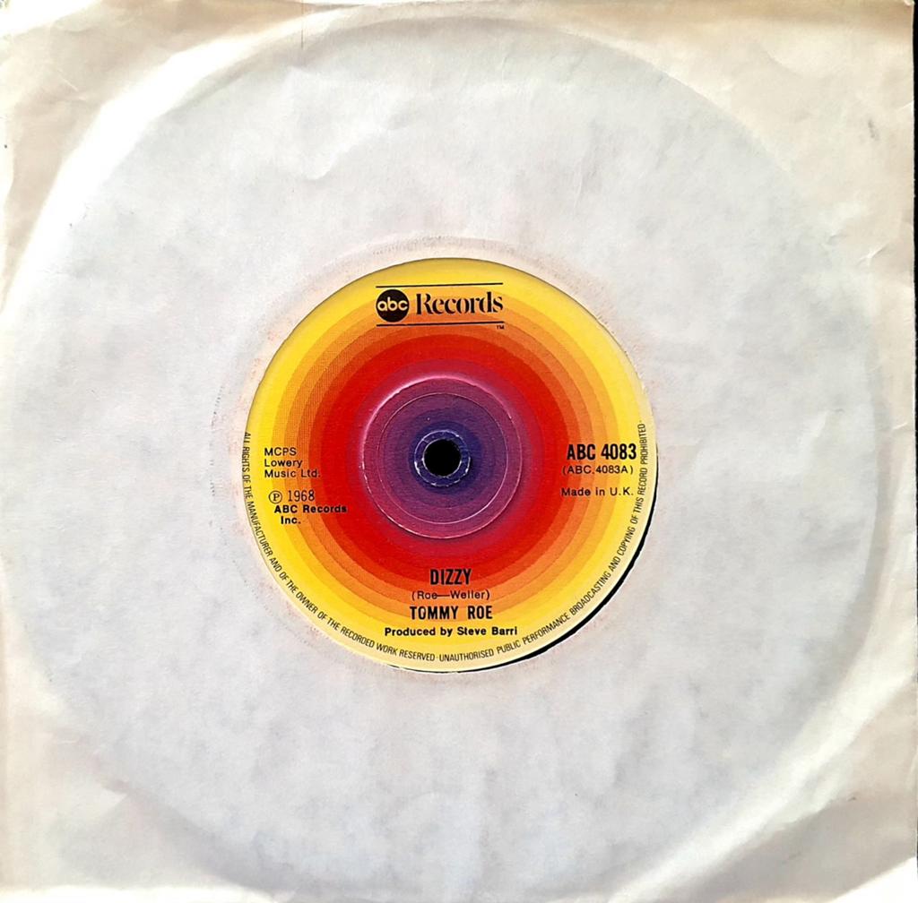 7"/SINGLE  TOMMY ROE - Dizzy, Ophalen of Verzenden, Gebruikt, Pop