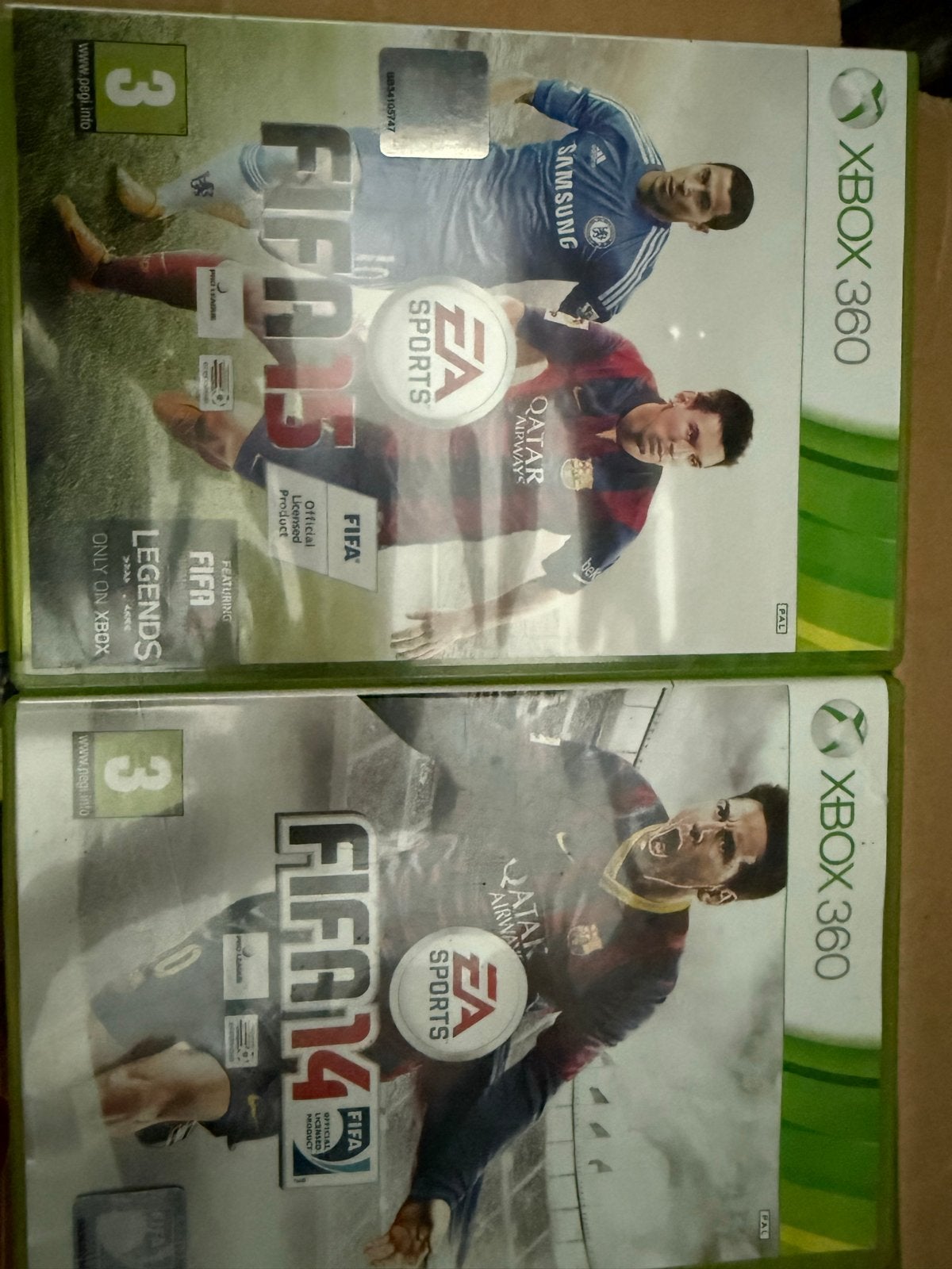 FIFA 14 & FIFA 15 voor Xbox 360 - Voetbalgames, Gebruikt, Eén computer, Ophalen of Verzenden, Sport