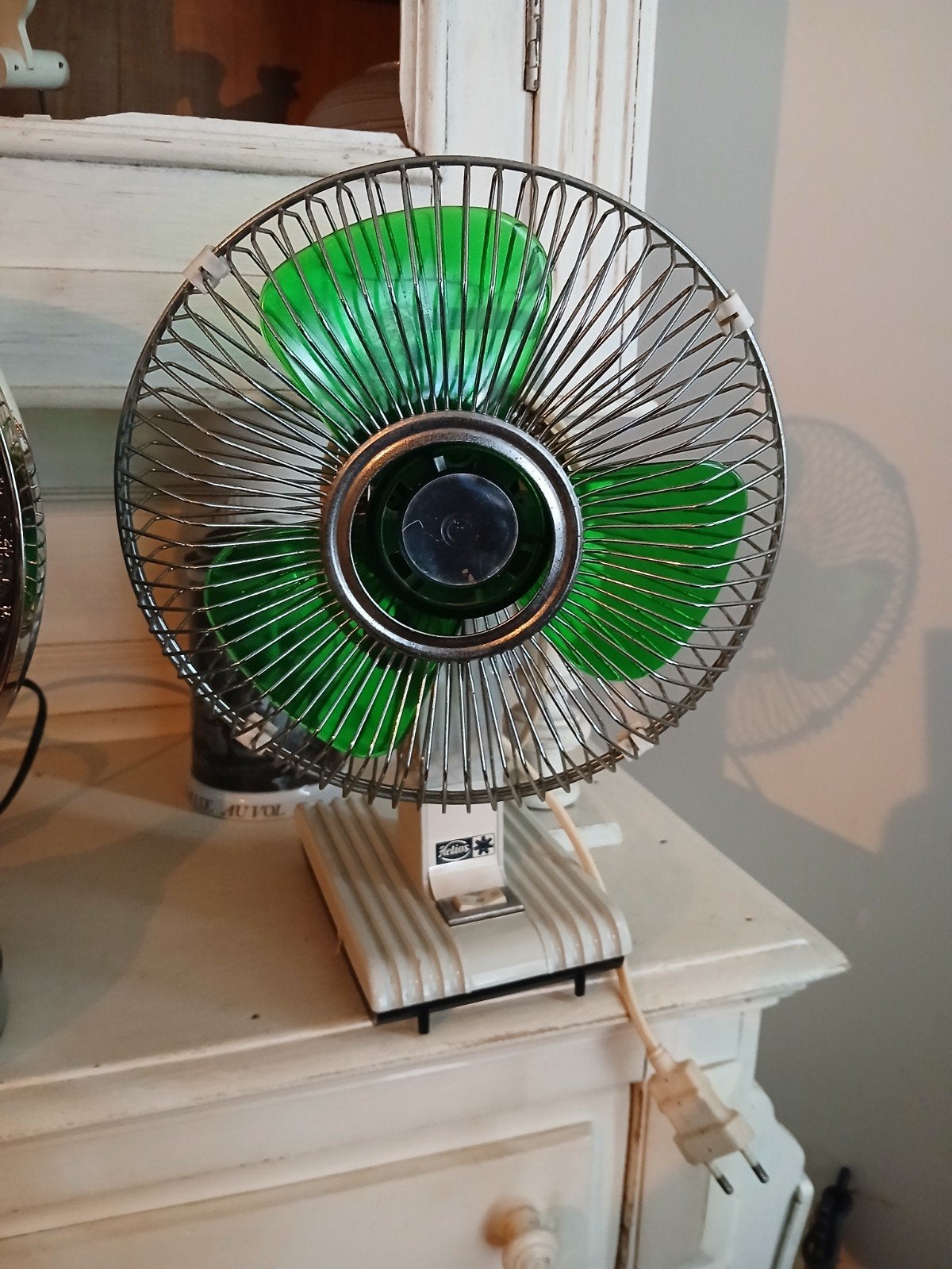 Goed werkende  vintage ventilator, maakt wat geluid, Antiek en Kunst, Ophalen of Verzenden