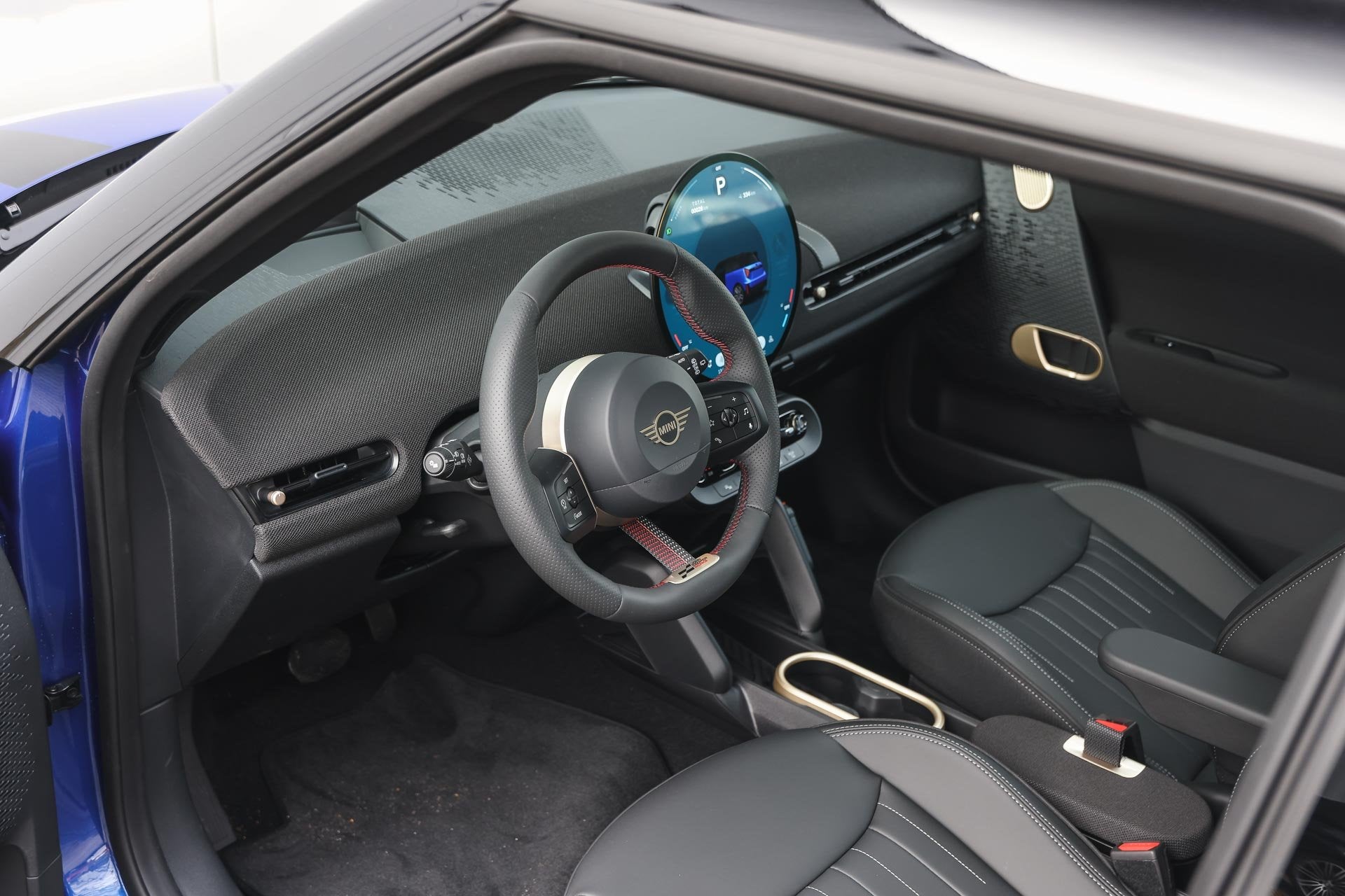 MINI Hatchback Cooper SE / John Cooper Works / Pakket XL / 1, Zwart, Mini Electric, Leder, Nieuw