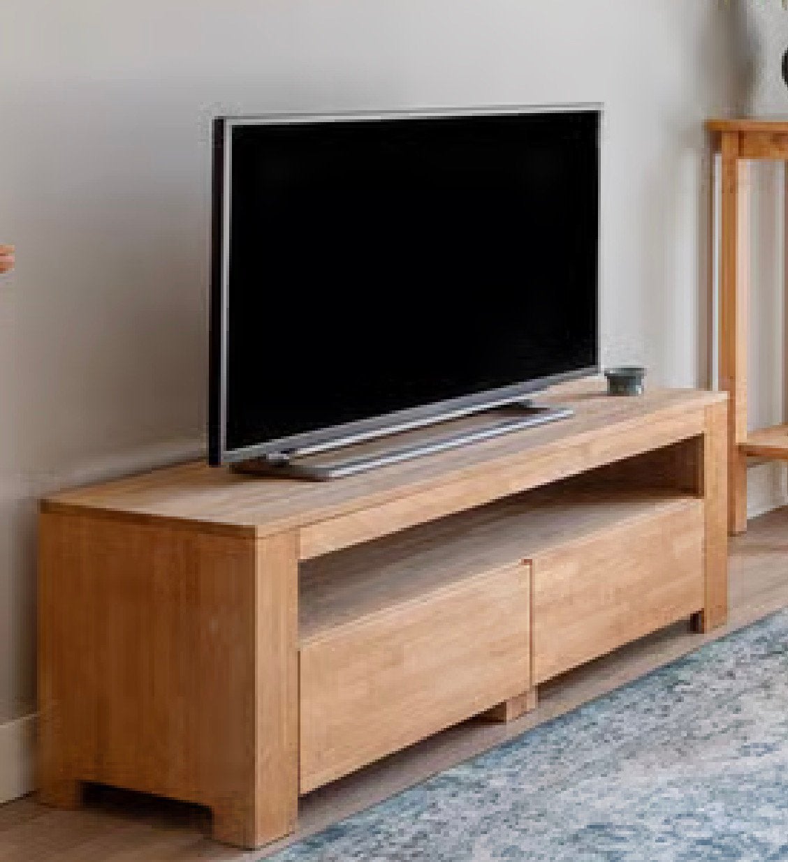 Tv meubel, Gebruikt, 100 tot 150 cm, Ophalen of Verzenden, Minder dan 100 cm