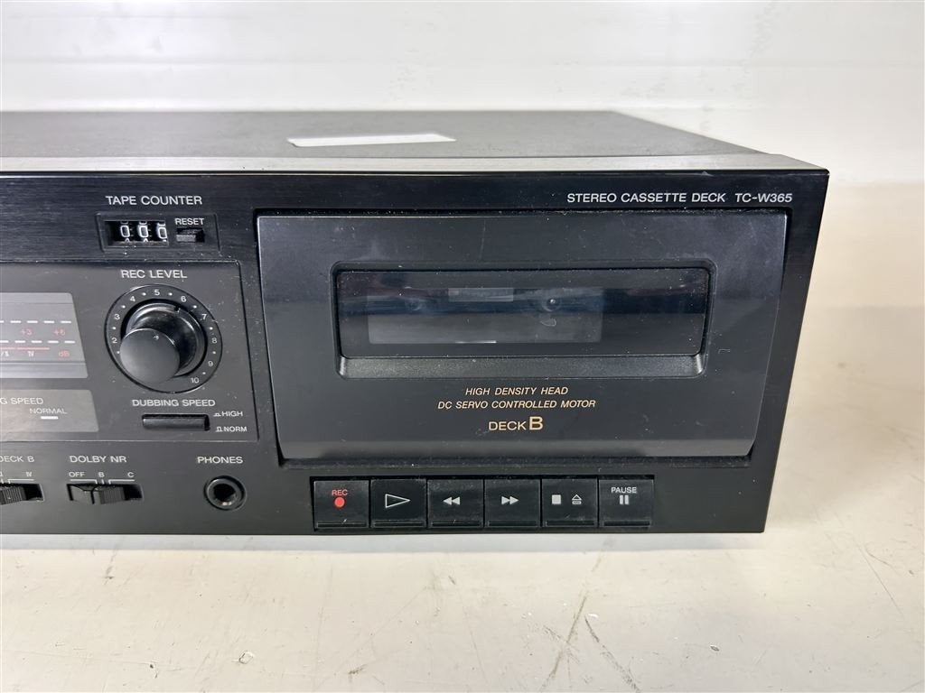 A7558. Sony Stereo Cassette Deck TC-W365 voor onderdelen, Ophalen of Verzenden, Sony