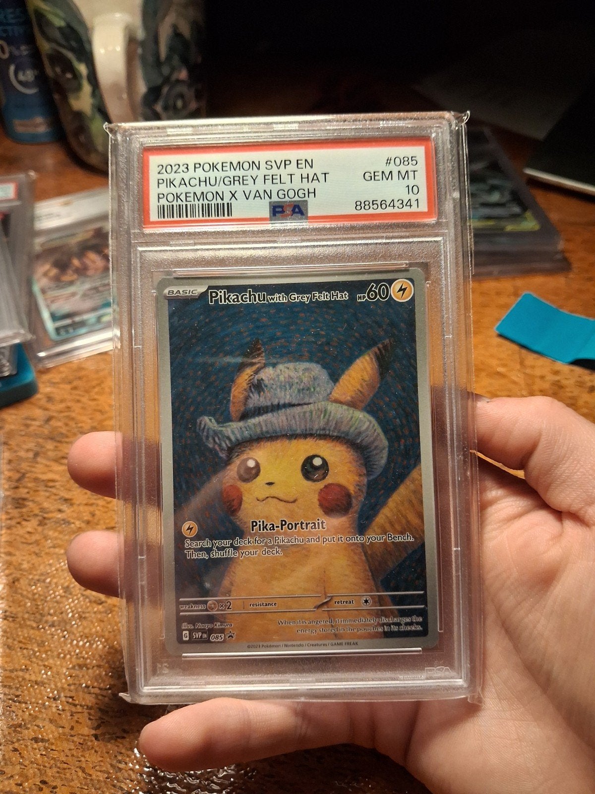 pikachu van gogh psa 10., Ophalen of Verzenden, Nieuw, Losse kaart