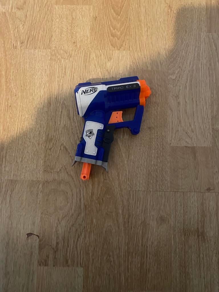 Nerf Triad EX-3, Ophalen of Verzenden, Zo goed als nieuw