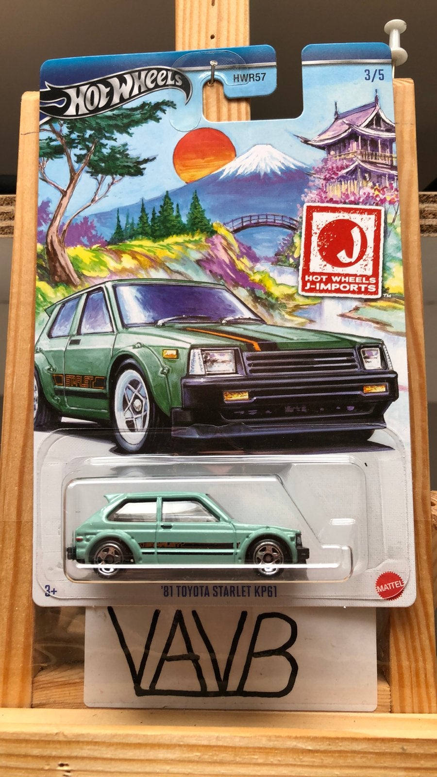 6 Toyota starlet Hot Wheels Hotwheels VAVB nieuw, Hobby en Vrije tijd, Ophalen of Verzenden, Nieuw, Auto