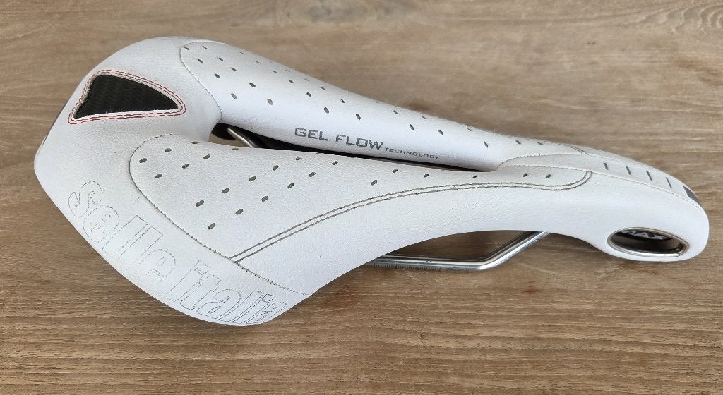 Selle Italia Max Flite Gel Superflow racezadel, Overige materialen, Ophalen of Verzenden, Zo goed als nieuw, Selle Italia