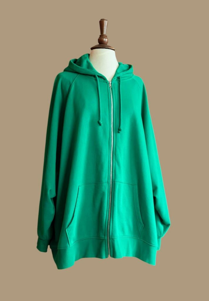H&M hoodie felgroen 4XL groen, H&M, Trui of Vest, Ophalen of Verzenden, Zo goed als nieuw