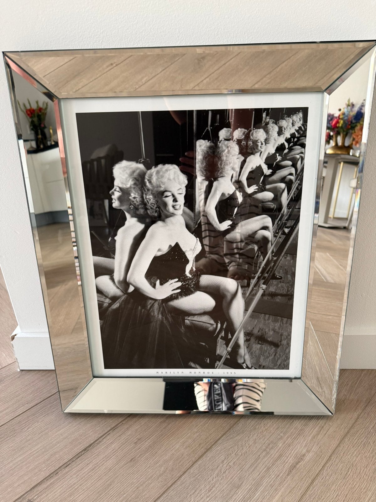 Eric Kuster spiegel foto van Marilyn Monroe, Ophalen, Zo goed als nieuw