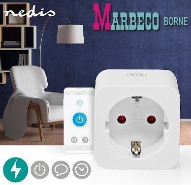 SmartLife Wi-Fi Smart Stekker, Stopcontact, 3-pack 3680 watt, Nedis SmartLife, 60 watt of meer, Overige typen, Nieuw
