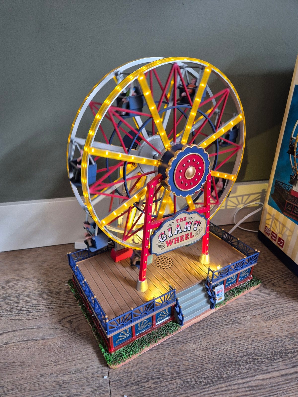 Lemax The Giant Wheel - Reuzenrad met adapter en OVP, Ophalen of Verzenden, Zo goed als nieuw
