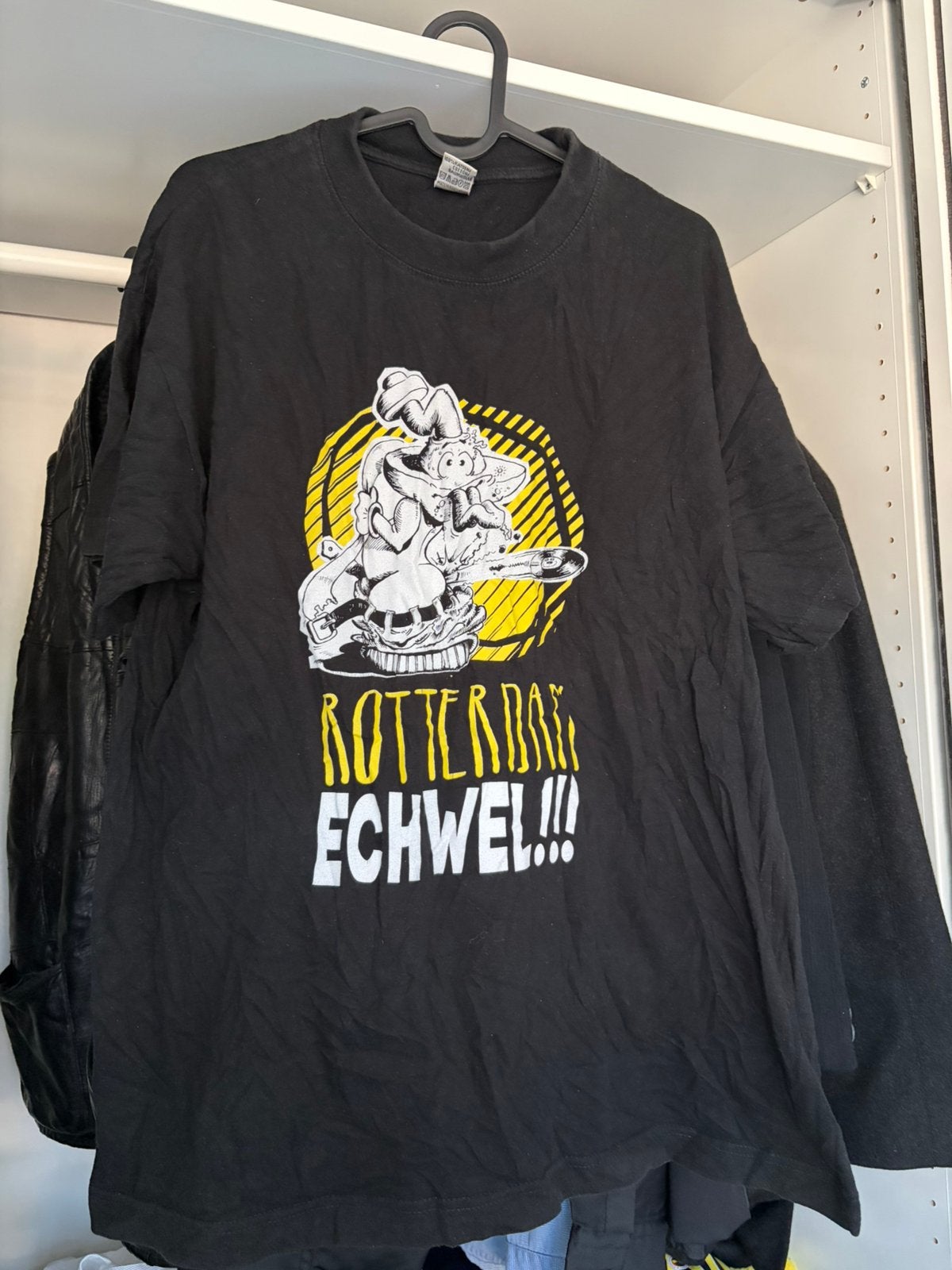 Euromasters Parkzicht Rotterdam 90’s T Shirt, Ophalen of Verzenden, Zo goed als nieuw, Maat 56/58 (XL), Zwart