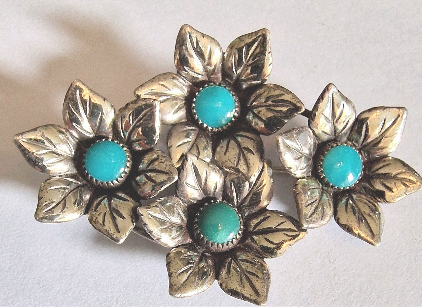 Navajo zilveren broche, Ophalen of Verzenden
