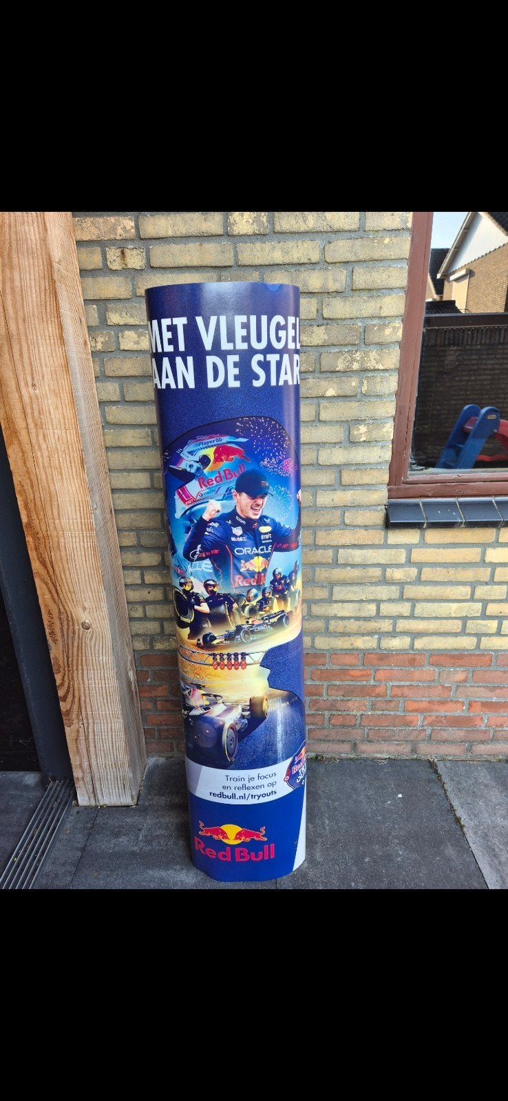 Red Bull Max Verstappen Display Zuil Formule 1, Ophalen of Verzenden, Zo goed als nieuw, Formule 1