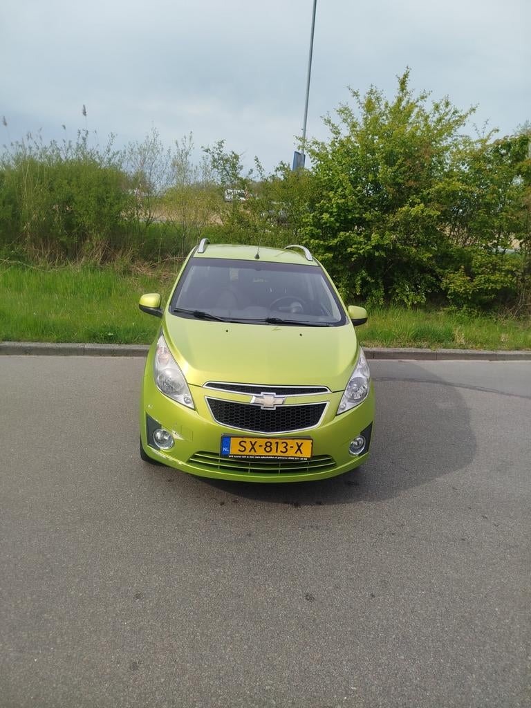 Chevrolet Spark 1.2 2011 Groen, Auto's, Chevrolet, Voorwielaandrijving, Stof, 4 cilinders, Grijs