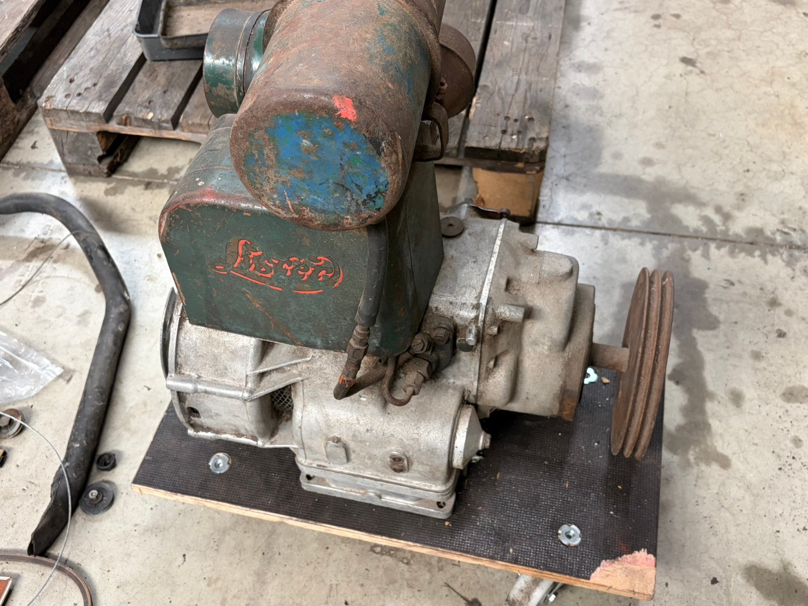 Lister stationair motor, Doe-het-zelf en Verbouw, Ophalen, Zo goed als nieuw