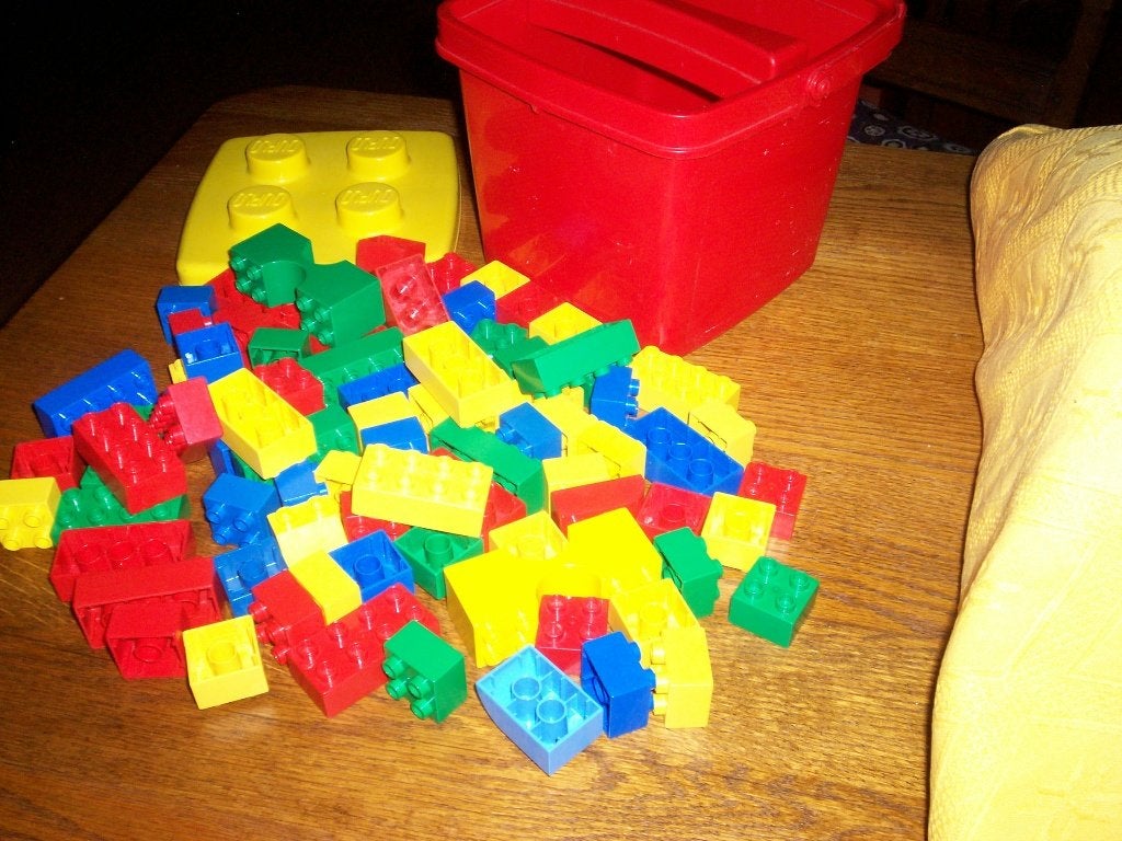 Emmer Lego Duplo Blokken, Ophalen, Gebruikt, Losse stenen, Duplo