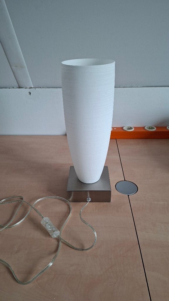 schemerlamp, Met schakelaar, Gebruikt, 38 cm, Wit