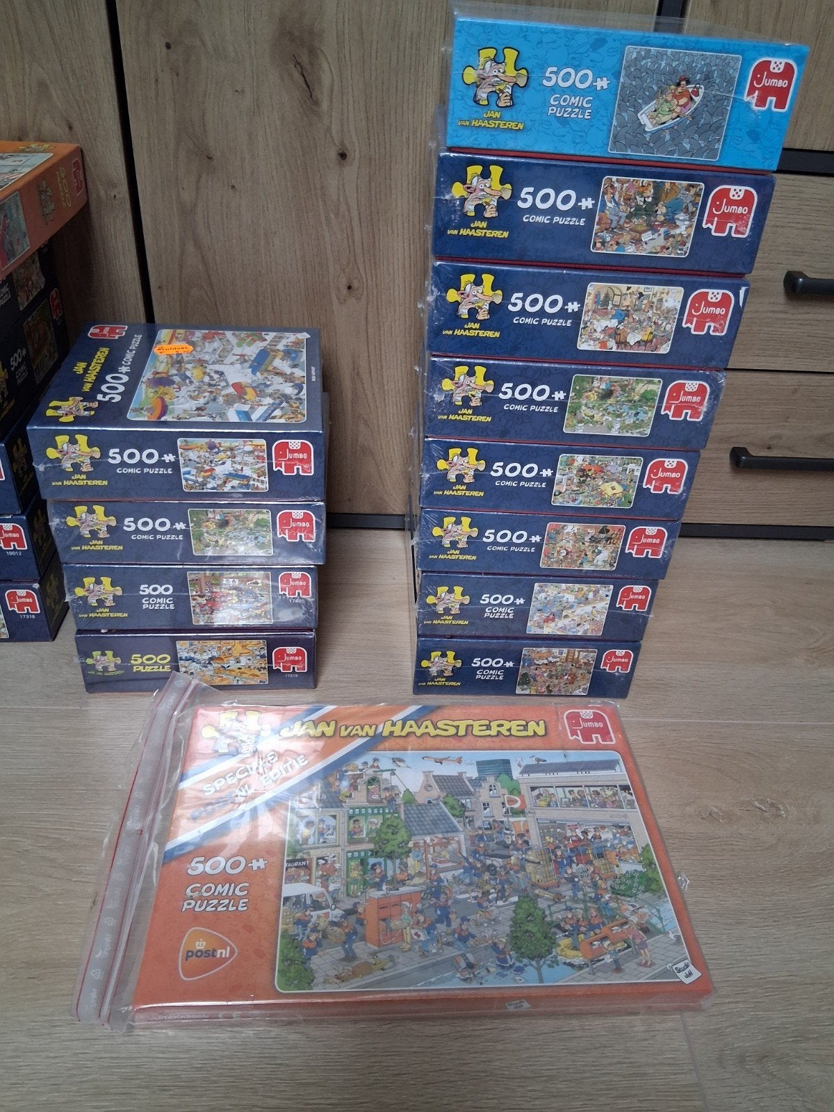 Jan van Haasteren puzzels 500 st ook nieuw, Ophalen of Verzenden, 500 t/m 1500 stukjes, Nieuw
