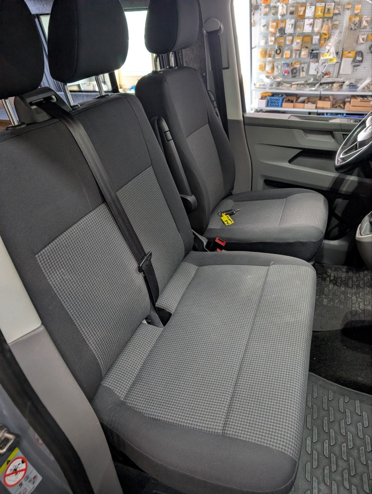 VW T6 Bijrijdersbankje ruilen bijrijdersstoel vw double grid, Auto-onderdelen, Interieur en Bekleding, Ophalen